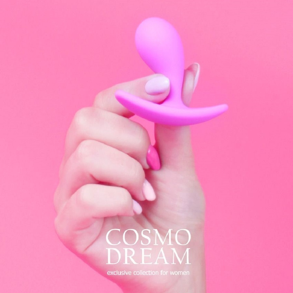 Анальная втулка Cosmo Dream розовый 5,5 см