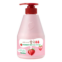 Витализирующий гель для душа Клубничное молоко Kwailnara Strawberry Milk Body Cleanser 560г