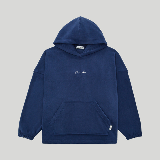 Drawstring Hoodie Navy Smoke