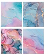 Тетрадь А5 48л. клетка "Liquid" картон, УФ лак (ПОЛИНОМ)