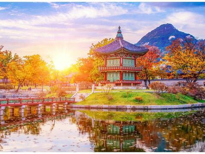 Картина по номерам 22х30см. "Маленький китайский храм" 16цв. (Арт. Х-4048)