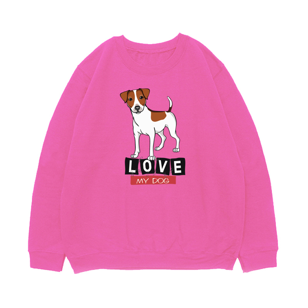 Свитшот "Джек - люблю свою собаку"