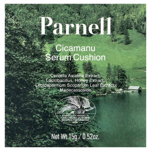 Parnell, Cicamanu Serum Cushion, 34N нейтральный загар, 15 г (0,52 унции)
