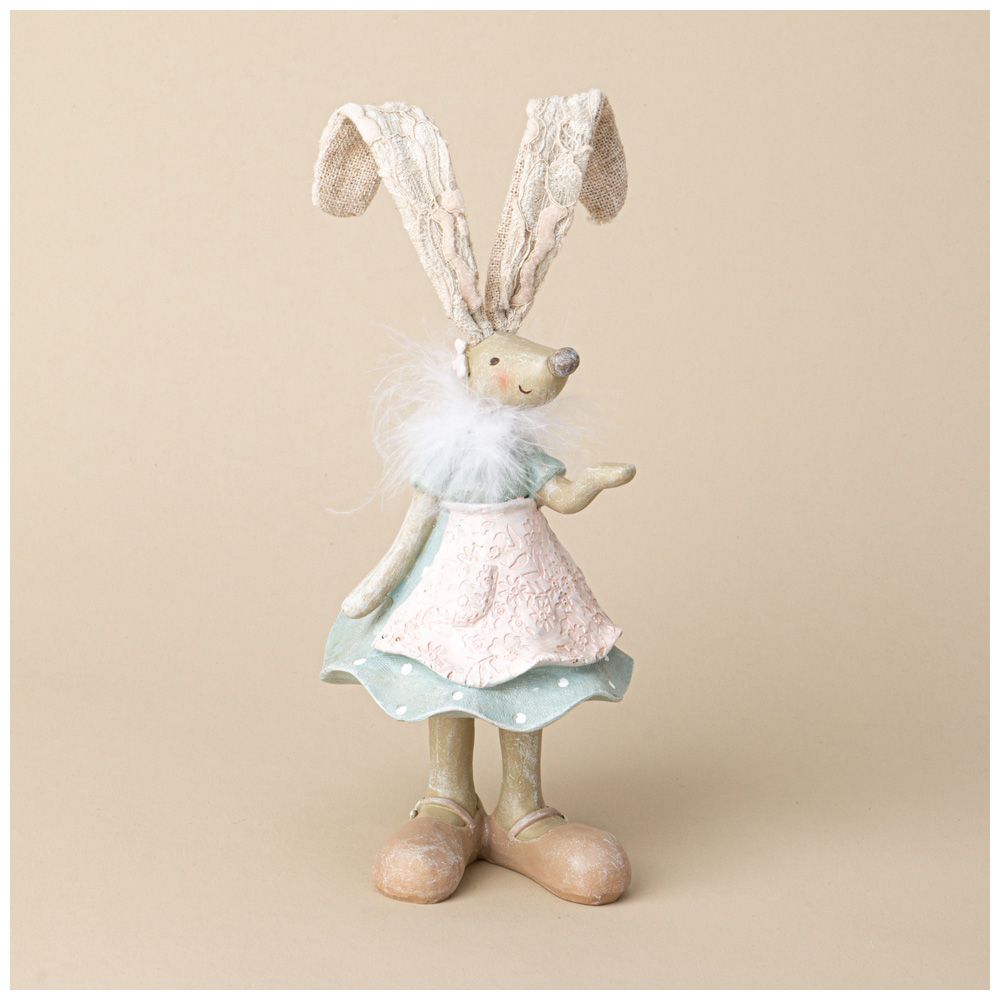 ФИГУРКА ДЕКОРАТИВНАЯ КРОЛИК 9.5X9.5X27СМ