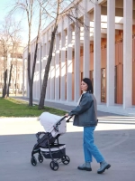 Коляска детская "KIRA STAR" RA055 Ivory Beige 2022