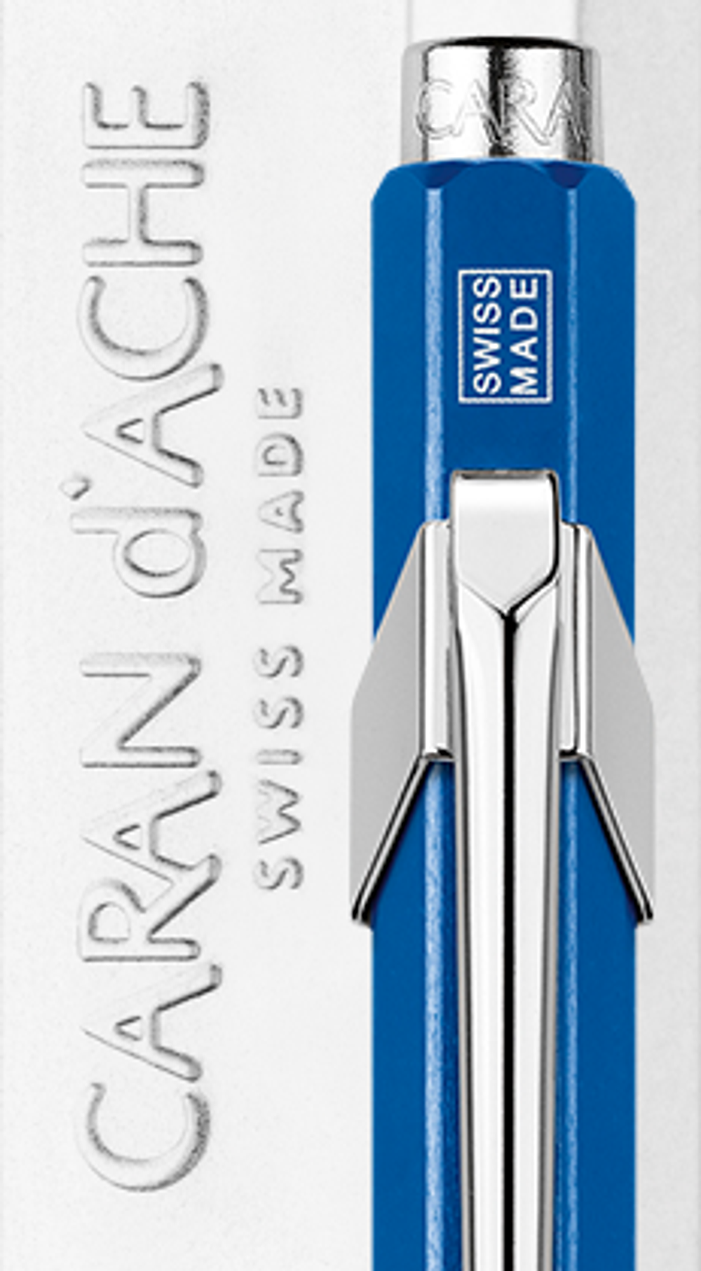 Carandache Office 849 Pop Line - Metallic Blue, шариковая ручка, M