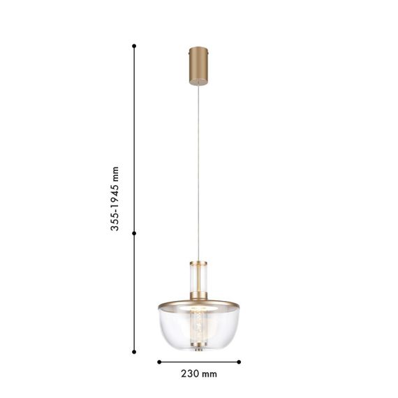 Подвесной светодиодный светильник Favourite Flaska 4313-1P