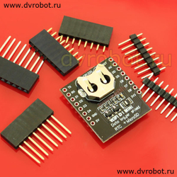 Шилд DS1307/ Micro SD - D1 mini