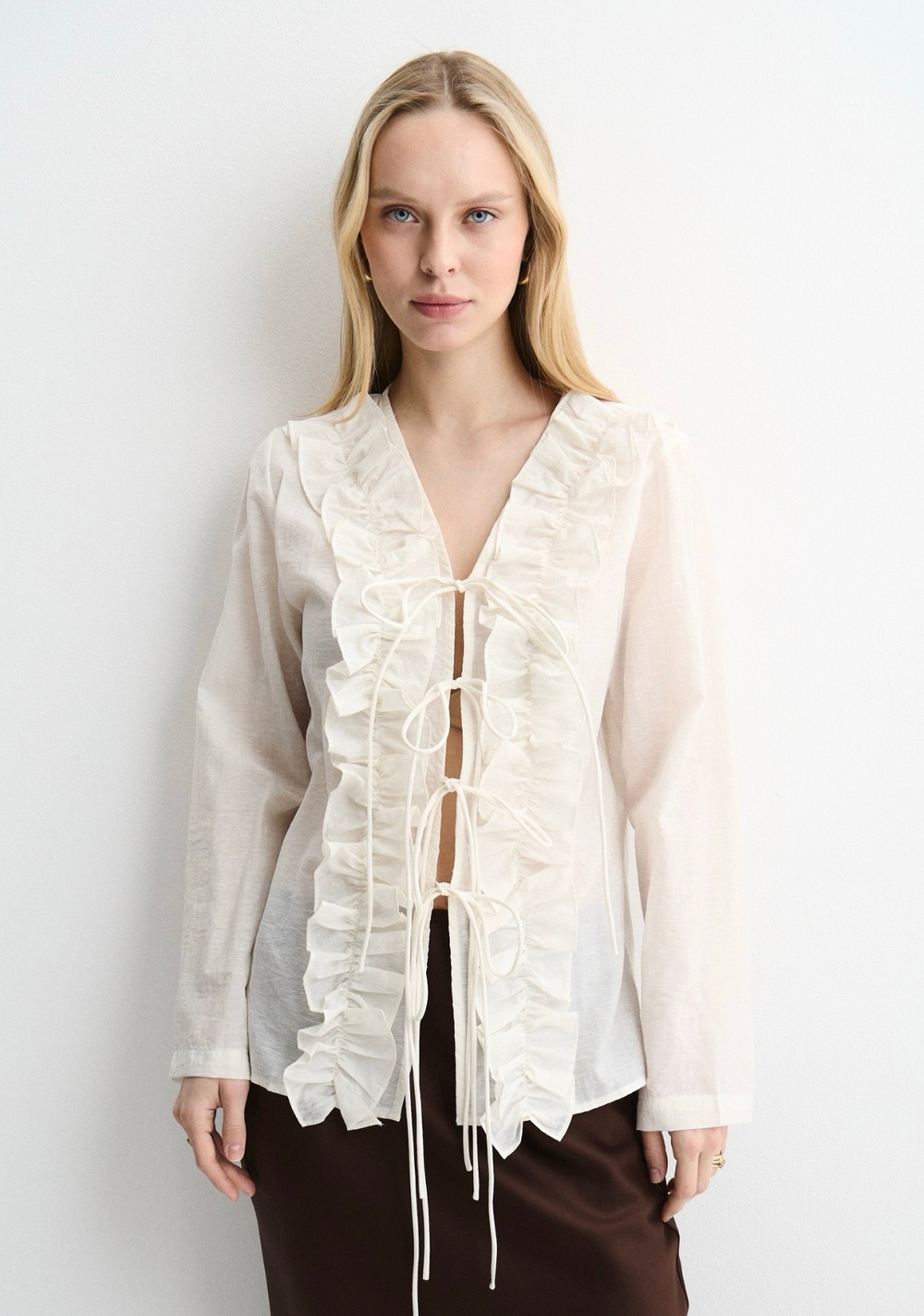 Блуза Pillow айвори