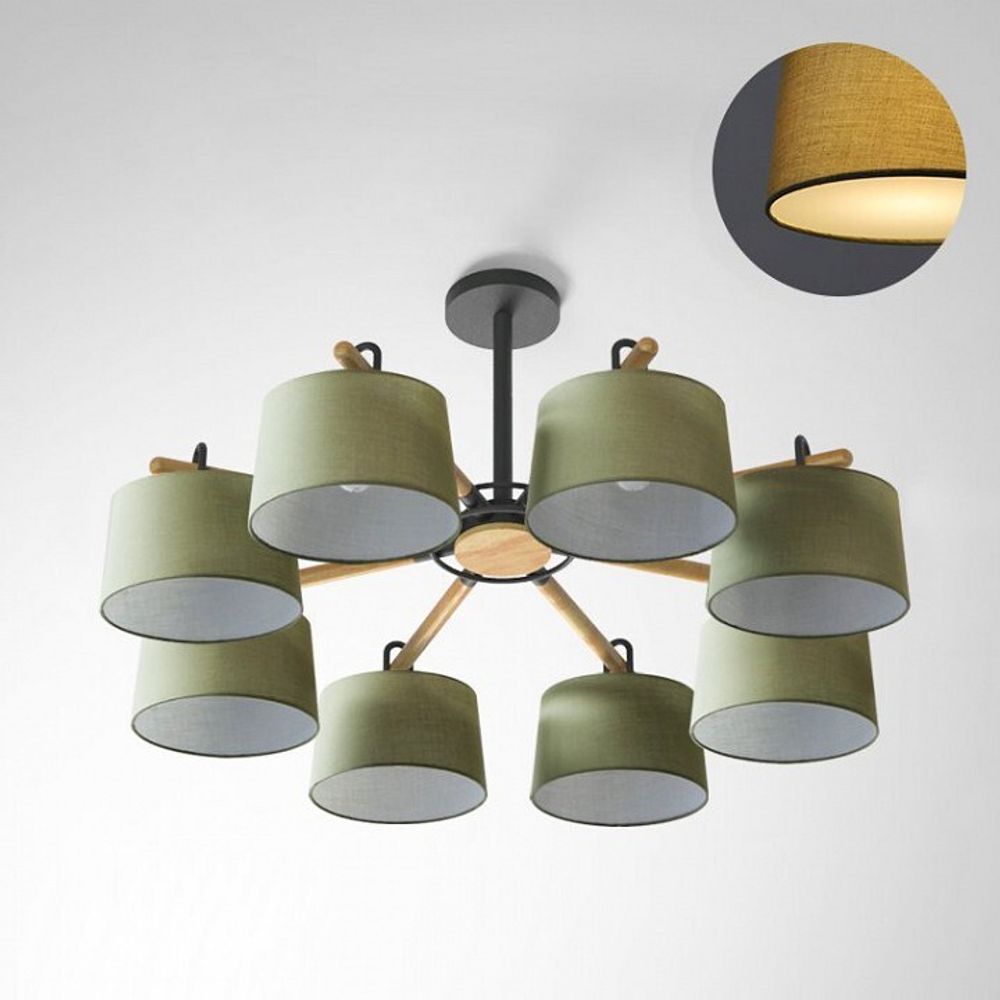 Люстра на штанге Imperiumloft Even Green EVEN01