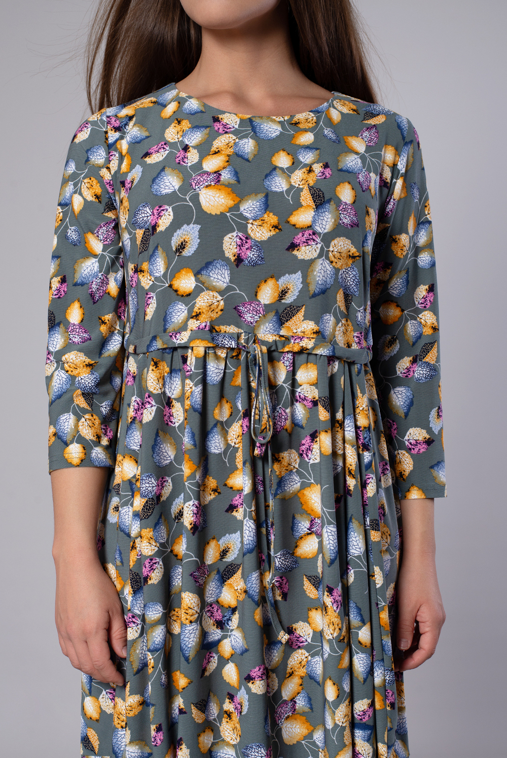 Платье женское 1995ЛП, листок зеленый #172ЛЗ051995ЛП