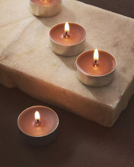 Zara Home - Набор ароматических свечей tealight salted caramel (упаковка из 8 шт.)