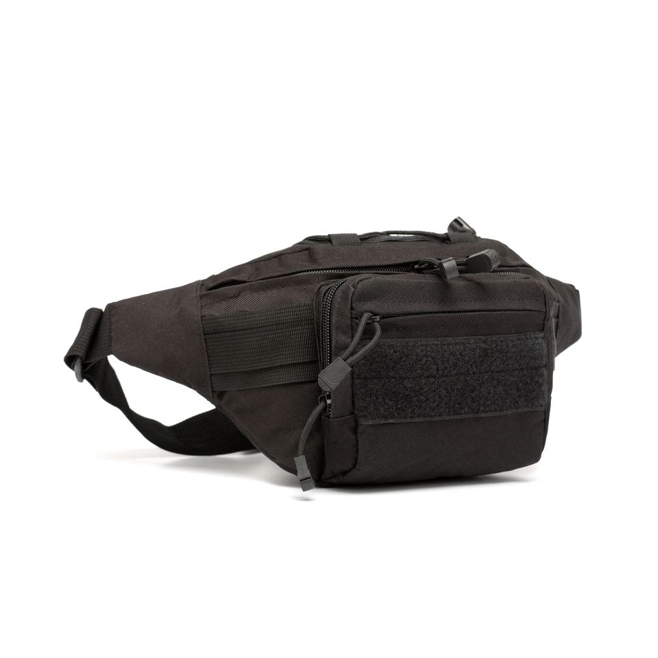 Cумка тактическая на пояс MOLLE (черная)