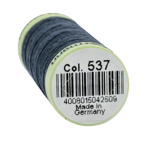 Нитки отделочные Gutermann Top Stitch 30 (30 метров), 5 кат. | 537 т.серо-синий джинс