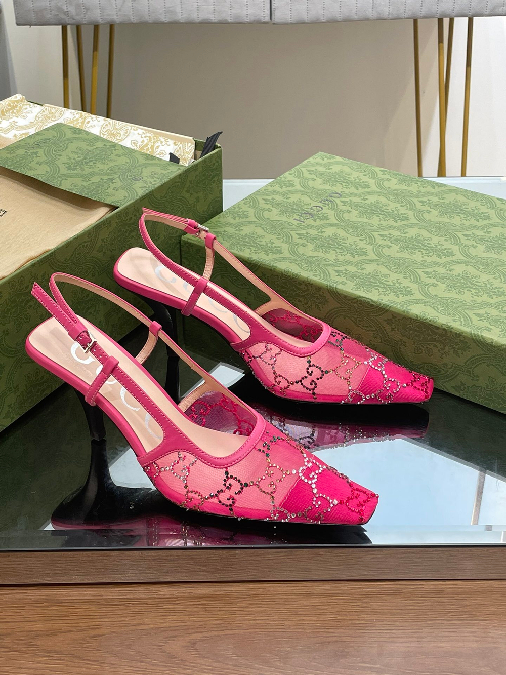 Gucci GG Slingback Pump 7.5 cm