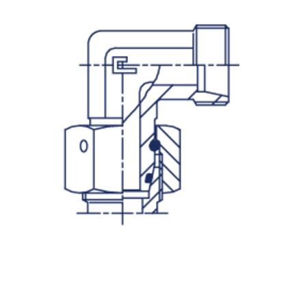 Соединение PN90 DL10 16х1.5 DS10 18x1.5