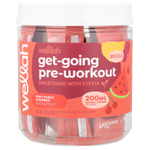 Wellah, Get-Going Pre-Workout, Fruit Punch, 20 пакетиков по 10,9 г (0,4 унции)