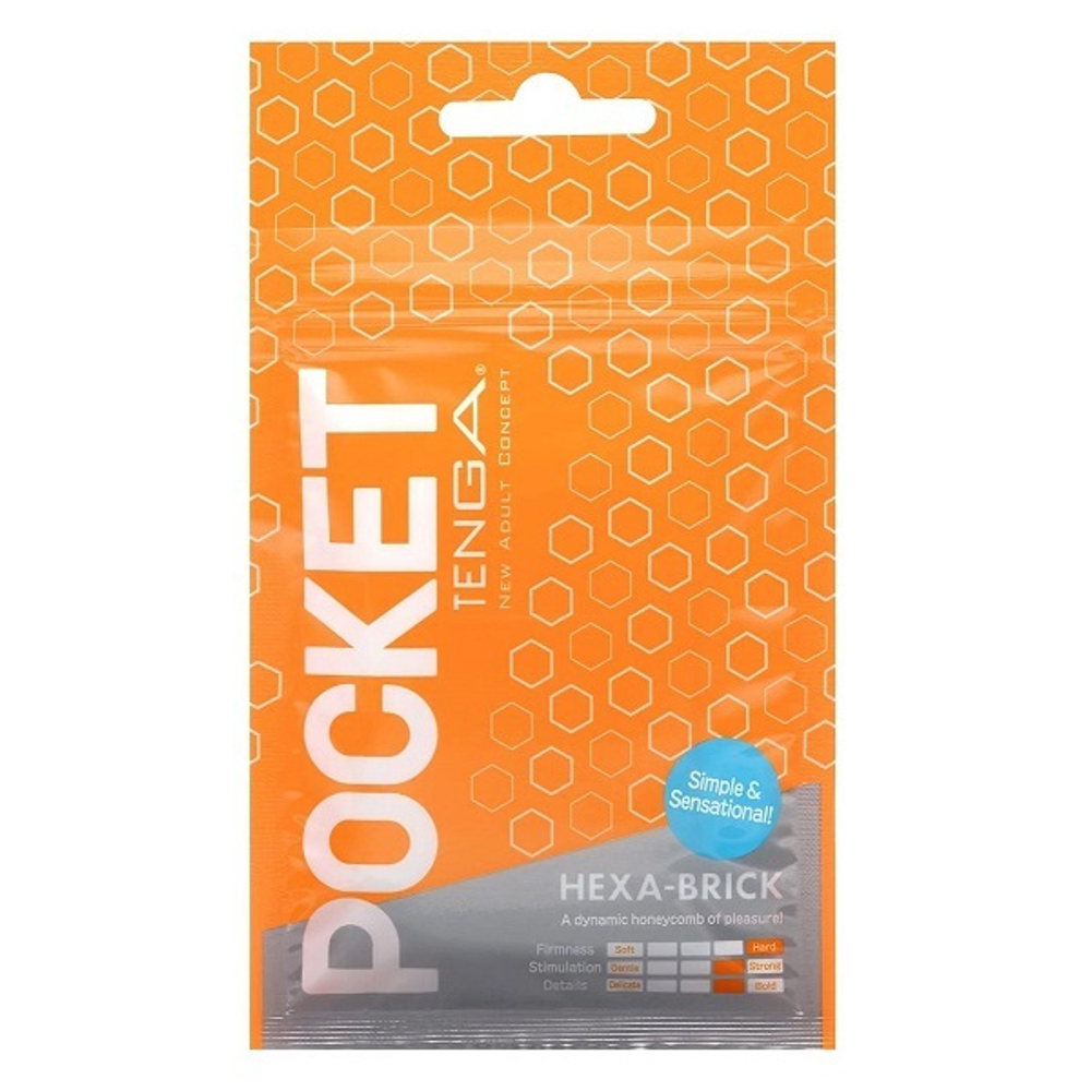 Карманный мастурбатор Tenga HEXA-BRICK POT-004