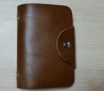 Визитница из натуральной кожи коричневая DoubleCity BC-01-BR