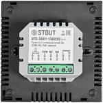 Термостат для теплого пола механический STOUT (цвет черный)