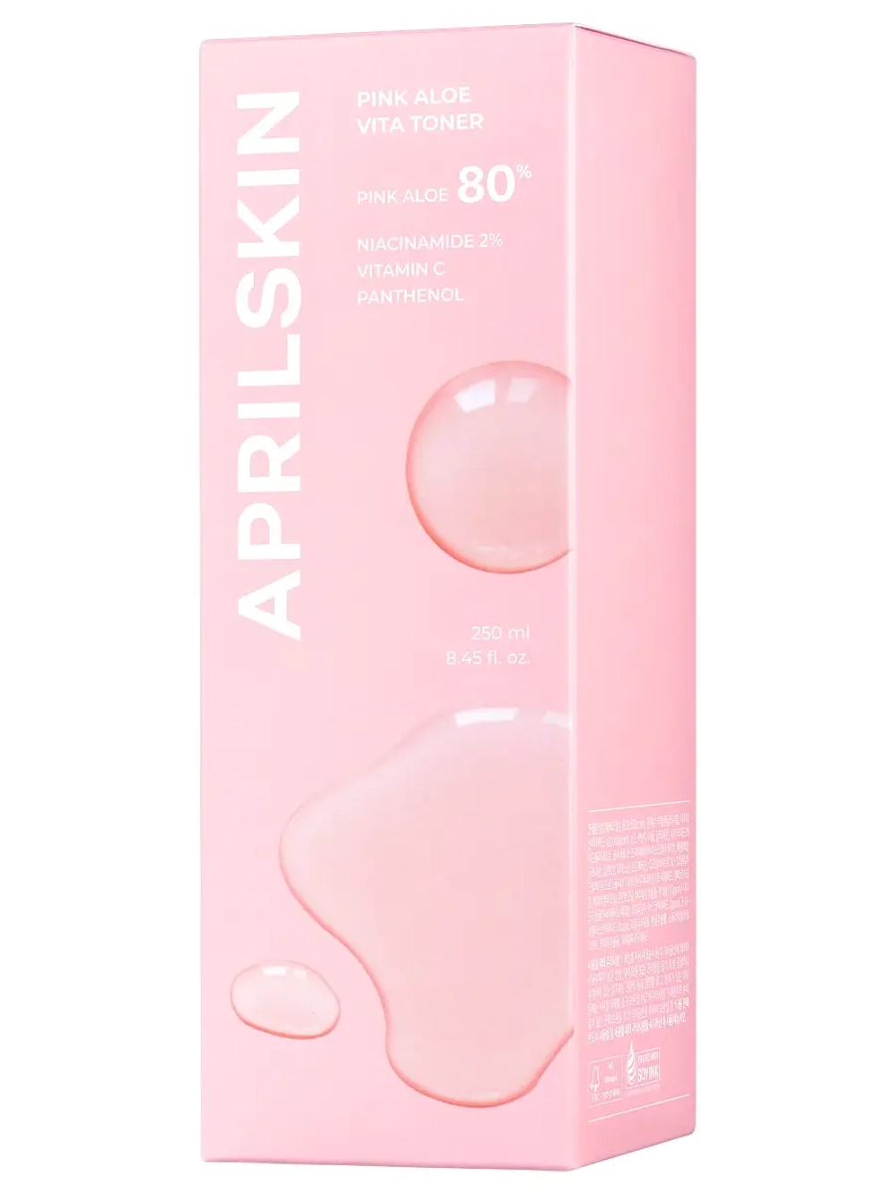 APRILSKIN Успокаивающий и себорегулирующий тонер с розовым алоэ и ниацинамидом Pink Aloe Vita Toner 250 мл