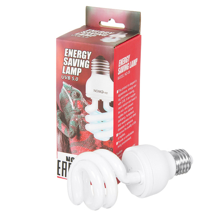NOMOYPET Лампа ультрафиолетовая для рептилий UV 5.0 Compact E27, 13 Вт