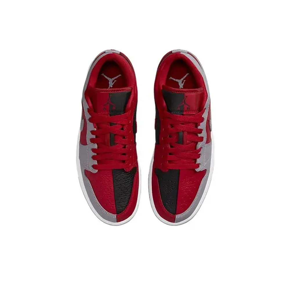 Женские кроссовки Air Jordan 1 Low SE 'Split - Gym Red Cement Grey' DR0502-600