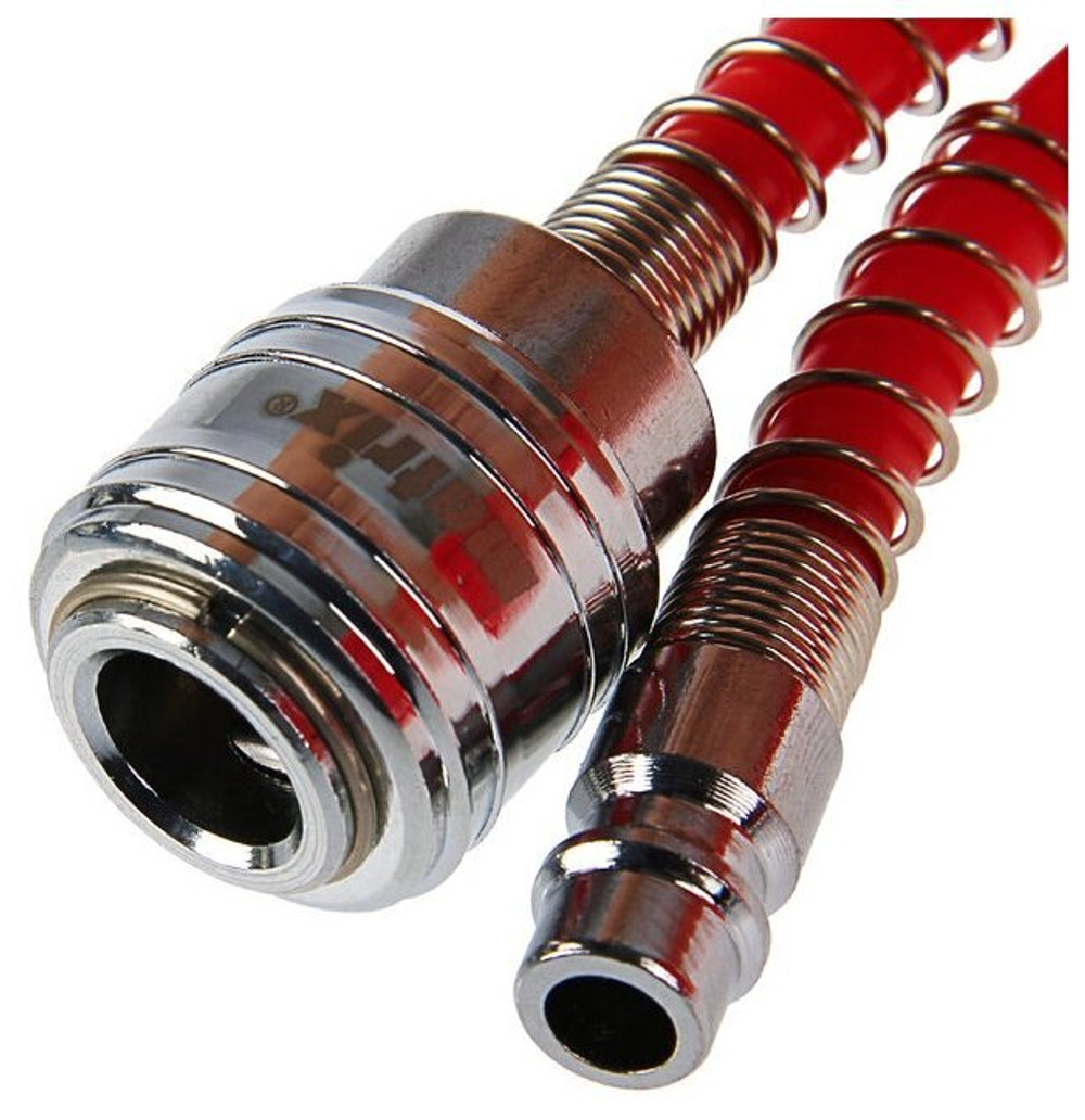 ШЛАНГ MATRIX СПИРАЛЬНЫЙ ВОЗД.СЪЕМНЫМ СОЕДИНЕНИЕМ 10М 57004