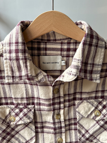 Хлопковая рубашка The New Society , 128