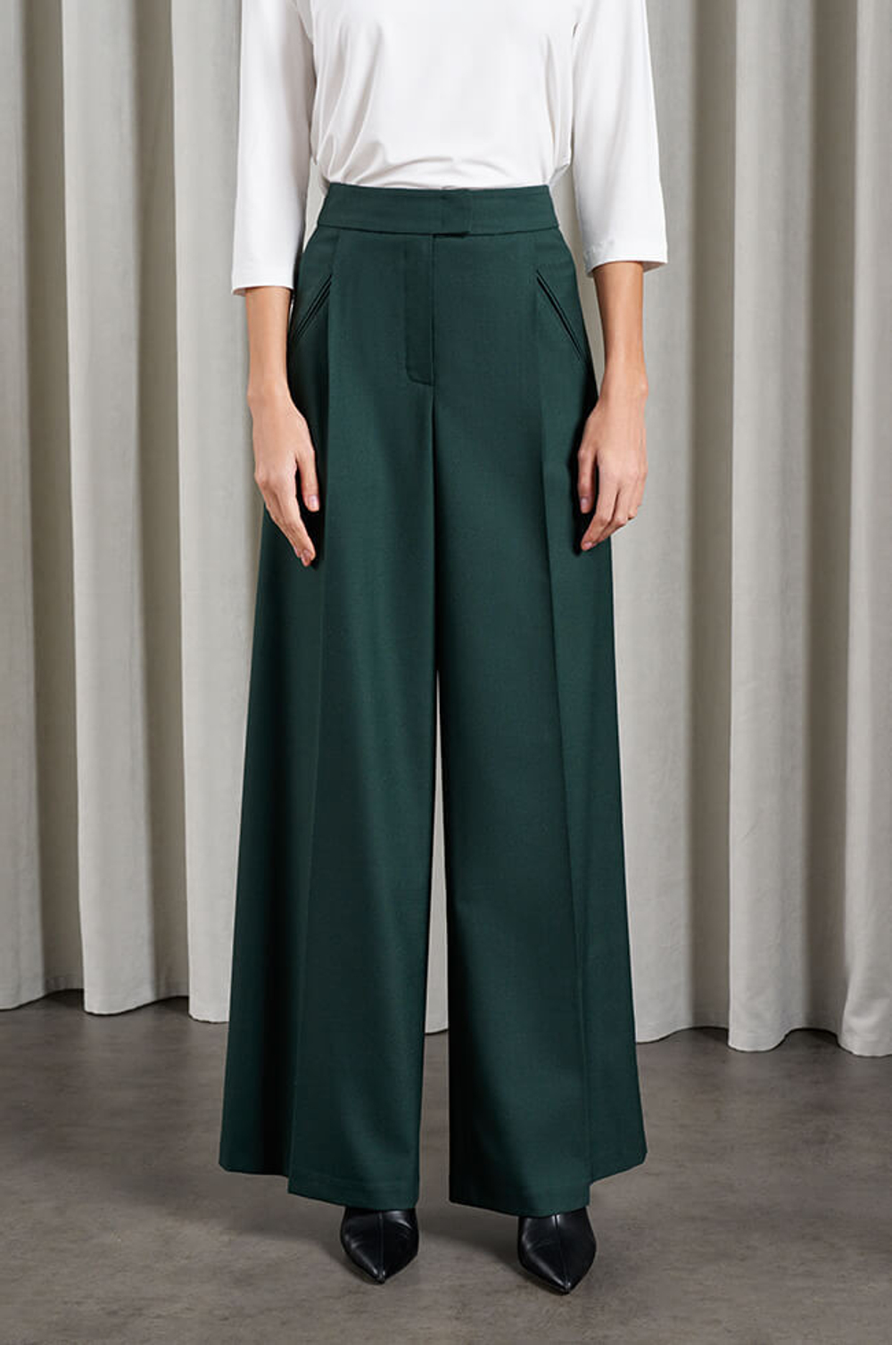 3989 Брюки женские (зеленый)