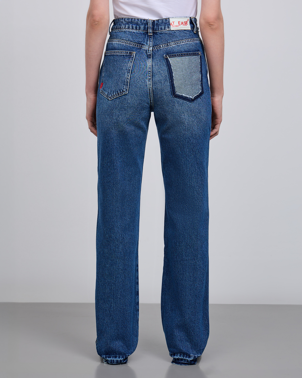Джинсы STRAIGHT DOUBLE PANTS Blue