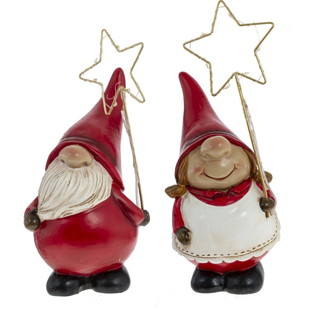 GAEM Фигурка декоративная "Гном" (подсветка) L10 W8 H25 см, 2в.