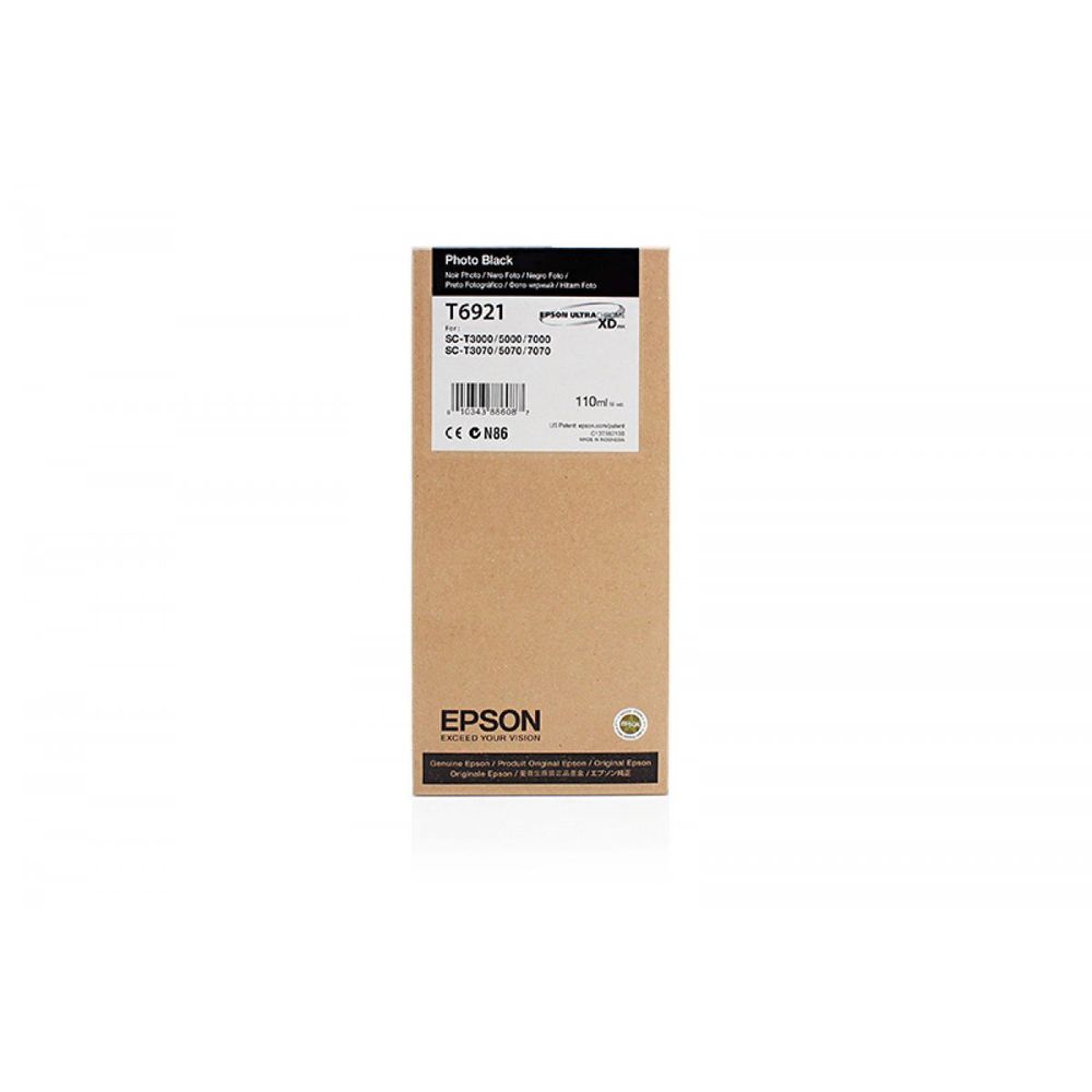 Картридж EPSON T6921 черный фото для SC-T3000/SC-T5000/SC-T7000