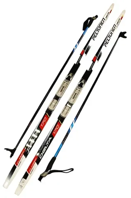 Лыжный комплект STC с еврокреплениями NNN с палками