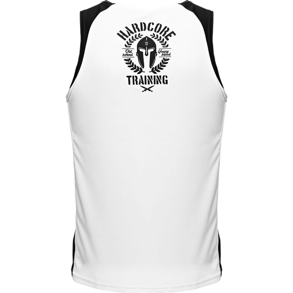 Тренировочная майка Hardcore Training Helmet White/Black