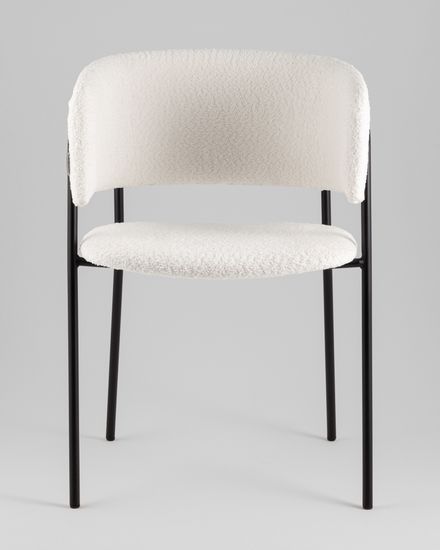 Кресло Нэлли New, букле белый