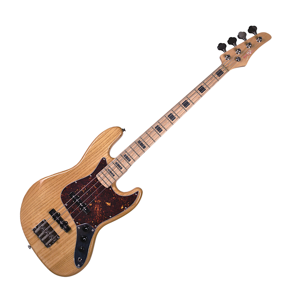 REDHILL JB400 NA - бас-гитара 4-стр., Джей+Джей / J+J, 864 мм, ясень/клен, цвет натуральный