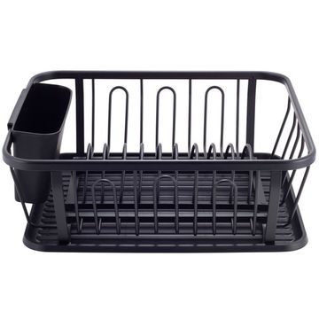 Сушилка для посуды Ofenbach NB 100400 (37,5х33х15 см) из алюминия с поддоном черная