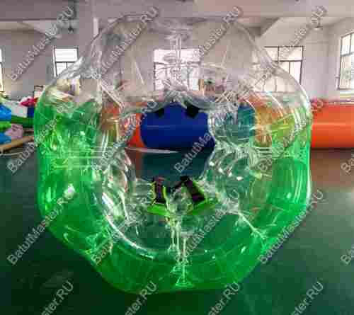 Бампербол «Двухцветный» ПВХ, диаметр 1 м