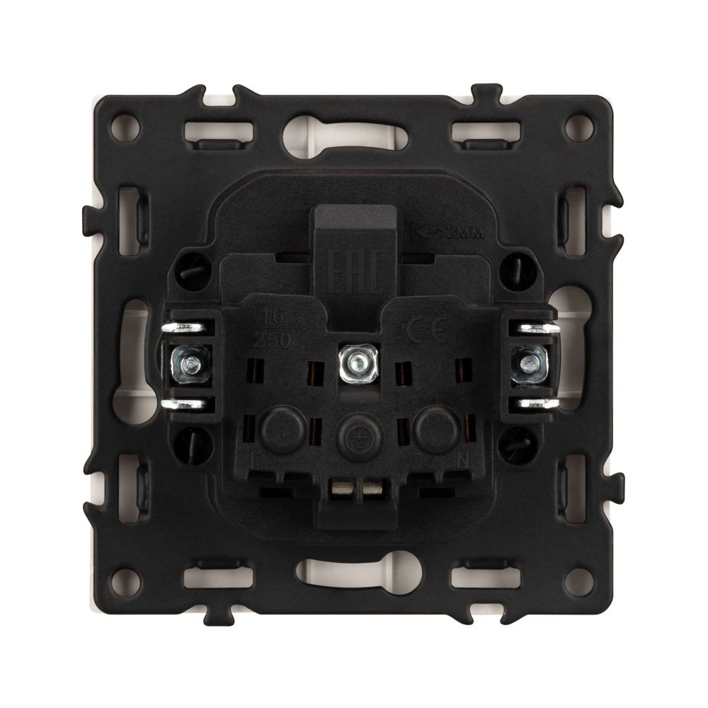 Механизм электрической розетки SCT-NOBE-MEU1-SFPL-IS (230V, 16A) (Arlight, Никель) 059453