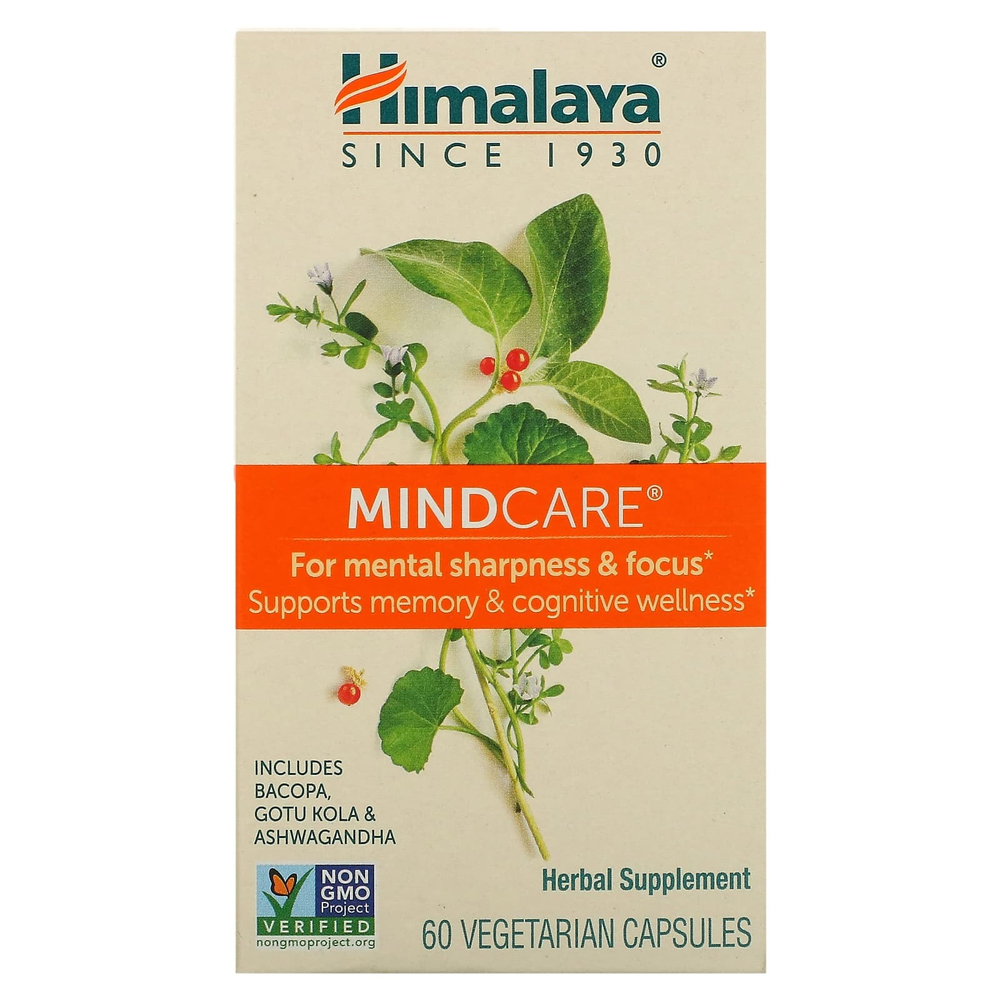 Himalaya, MindCare®, 60 вегетарианских капсул