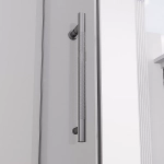 Душевая дверь Veconi Premium Alassio GR AL-120-00-GR-C4 120 стекло прозрачное осветленное/профиль брашированный графит