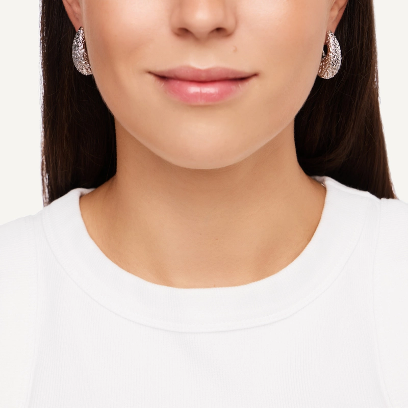 Серьги Неровные Края