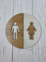 Табличка на туалет Премиум