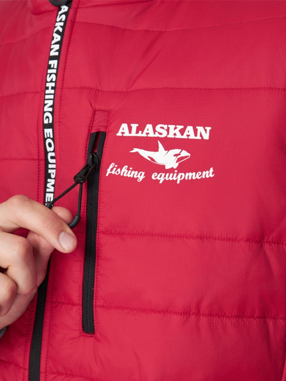 Жилет Alaskan Juneau Vest Red утепленный стеганый