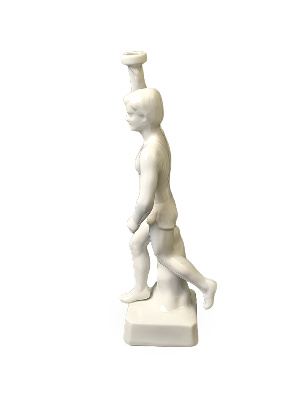 Фарфоровая скульптура "Олимпиец с факелом"  Германия