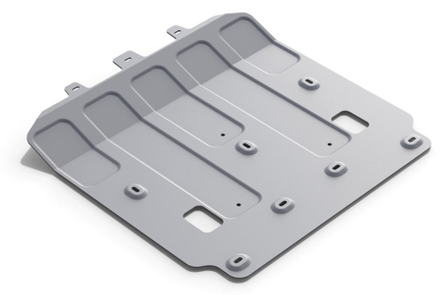 Защита картера Rival для Jaguar XE (V - 2.0 (200/240 л.с.); 2.0D (180 л.с.)) 2015-2019 2019-н.в./Jaguar XF II (V - 2.0D (180 л.с.)) 2015-н.в., штампованная, алюминий 4 мм, с крепежом, 333.2603.1