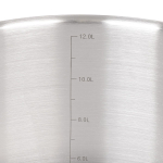 Кастрюля нерж, 13 л, с крыш, Катунь, Общепит, КТ-ОБ-13