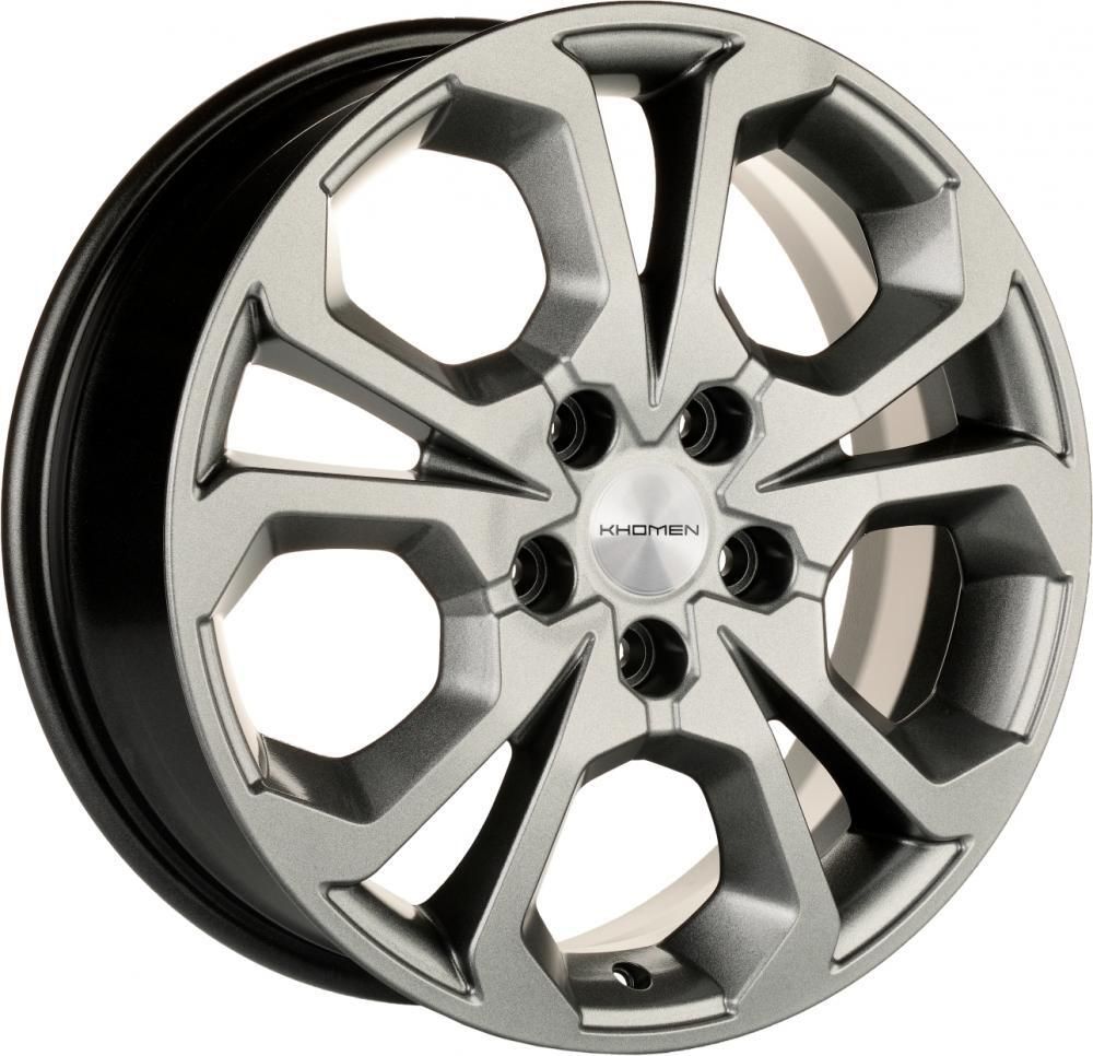 Khomen 1711 6.5x17 5x114.3 ET 50 Dia 66.1 (grey)