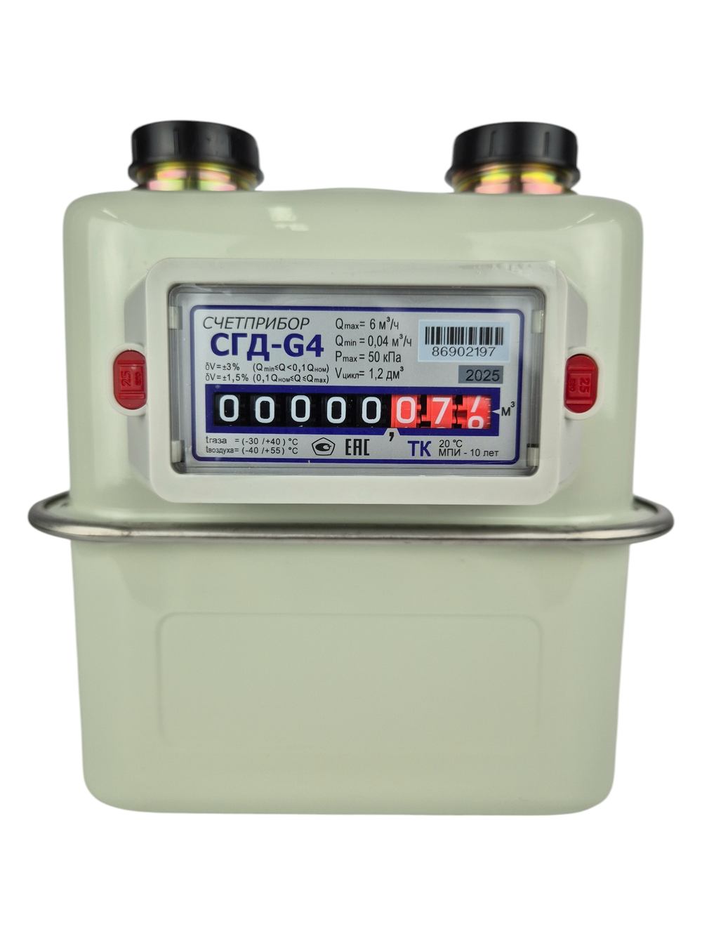 Счётчик газа СГД-G4 ТК правый (Орел, 2025)